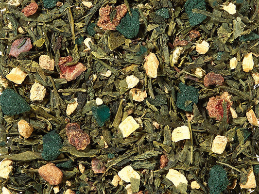 Sencha Birne/Ingwer/Passionsfrucht [Birnen-Ingwer- Passionsfrucht-Note]