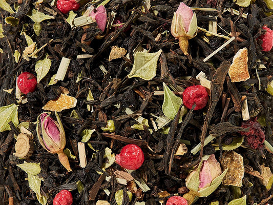 Black Sencha Fruits & Roses [Mandel-Vanille-Note] - DE-ÖKO-003 VO2018/848