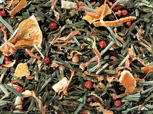 Sencha Kuss der Karibik [Grapefruit-Pfeffer-Note]