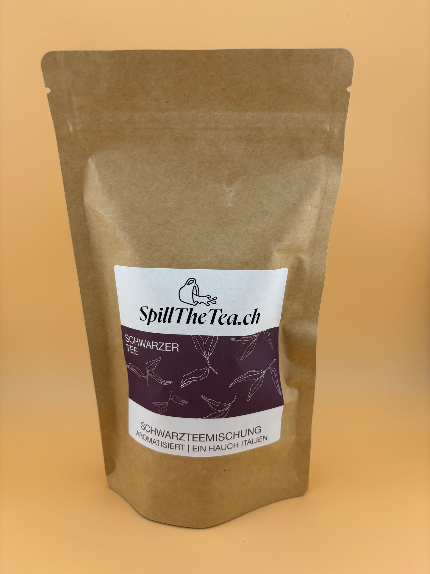 Schwarzer Tee: Ein Hauch Italien [Mandel-Zitronen-Panna Cotta- Note]