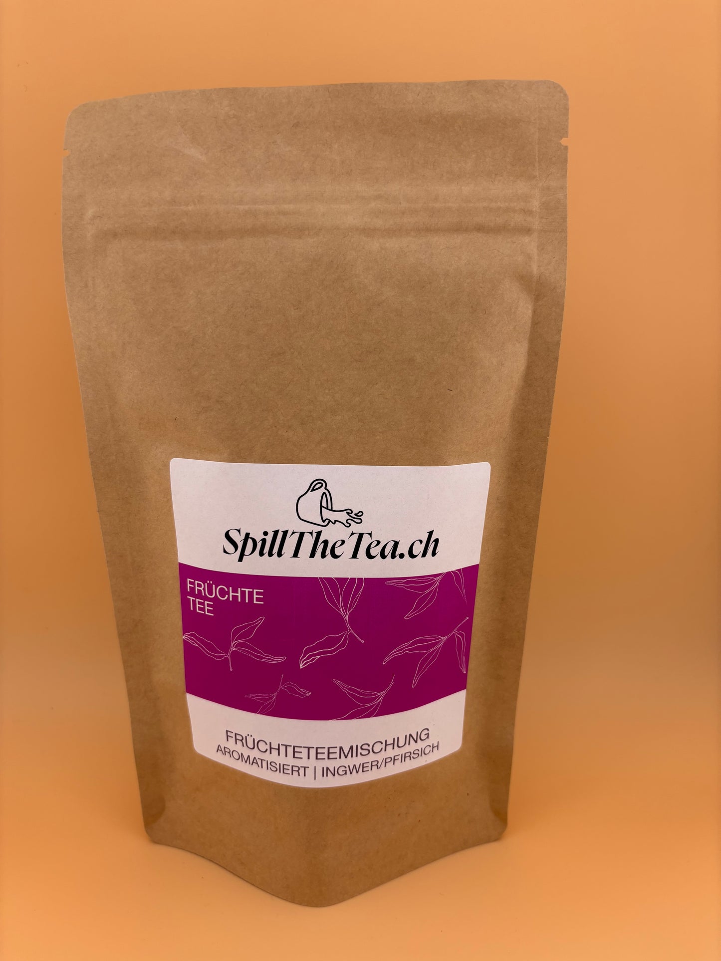 Früchte Tee: Ingwer/Pfirsich [Ingwer-Pfirsich-Note]