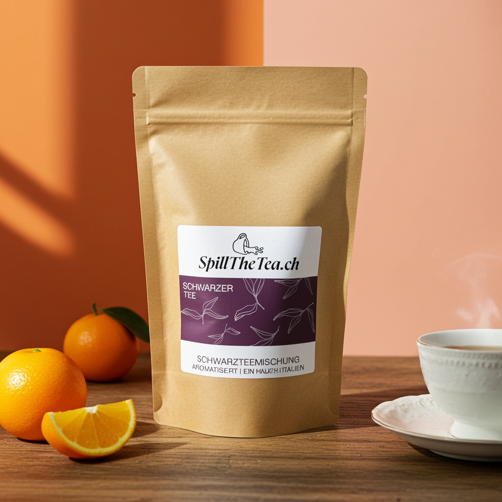 Black Tea: A taste of Italy [Almond-Lemon-Panna Cotta]